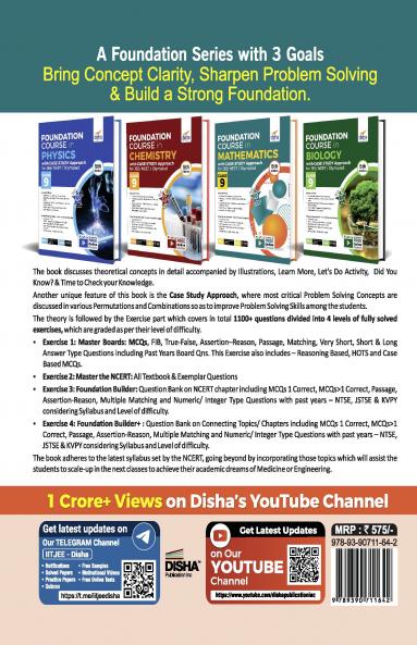 Foundation Course in Mathematics with Case Study Approach for JEE/ Olympiad Class 9 - 5th Edition