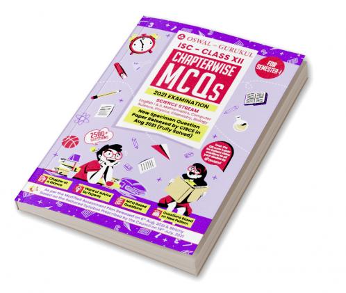 Chapterwise MCQs Book for Science Stream : ISC Class 12 for Semester I 2021 Exam