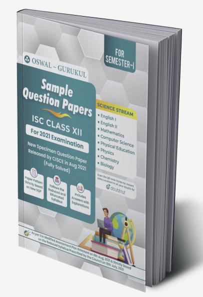 Sample Question Papers - Science Stream: ISC Class 12 for 2022 Examination