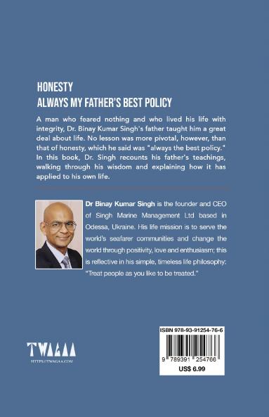 HONESTY ALWAYS MY FATHER'S BEST POLICY