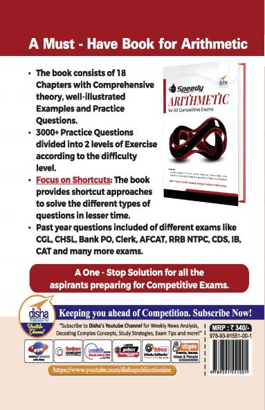 Speedy ARITHMETIC for All Competitive Exams