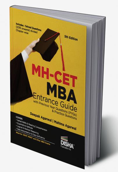 MH-CET MBA Entrance Guide with Previous Year (PYQs) & Practice Questions 5th Edition | Complete preparatory Material for Maharashtra Common Entrance Test |
