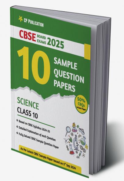 CBSE 10 Sample Question Papers Class 10 Science for 2024 Board Exam