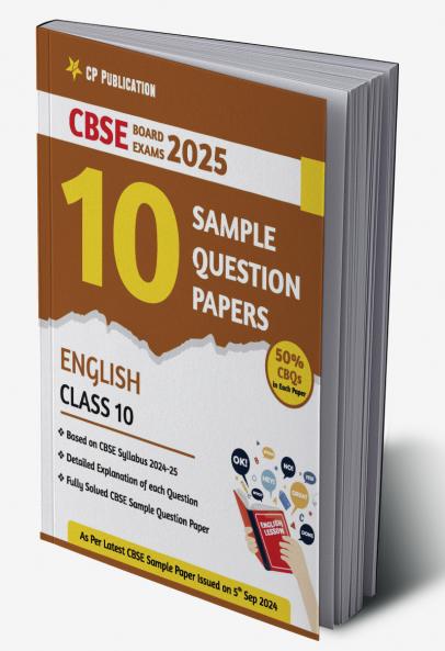 CBSE 10 Sample Question Papers Class 10 English for 2024 Board Exam