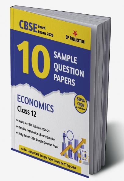 CBSE 10 Sample Question Papers Class 12 Economics for 2024 Board Exam