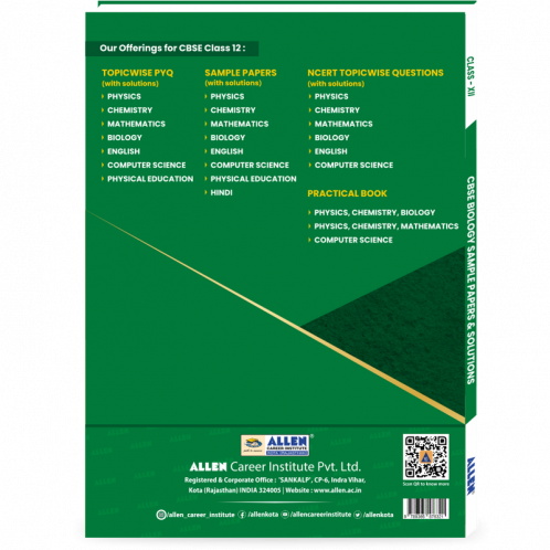 NCERT Biology Solutions for Class 12 by ALLEN