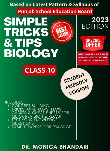 Punjab School Education Board Simple Tricks &Tips Biology Class 10