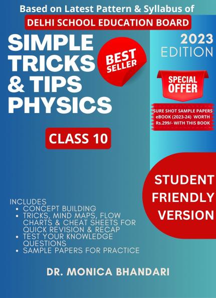 Delhi School Education Board Simple Tricks & Tips Physics Class 10