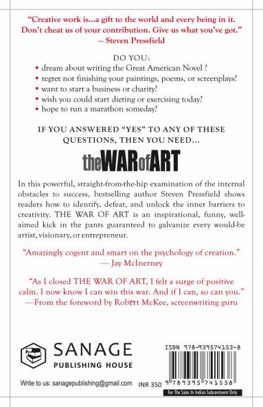 The War of Art: Break Through the Blocks and Win Your Inner Creative Battles