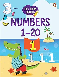 Let's Learn Writing: Numbers 1 to 20: First Trace and Write Practice Workbook Engaging Workbook to Develop Writing Skills in Preschool Kids Toddlers Ages 3+ [Penguin Early Learning Series]
