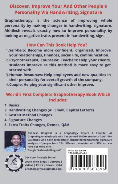 Look And Improve: Learn Complete Graphotherapy. Includes Both Handwriting Signature Analysis!