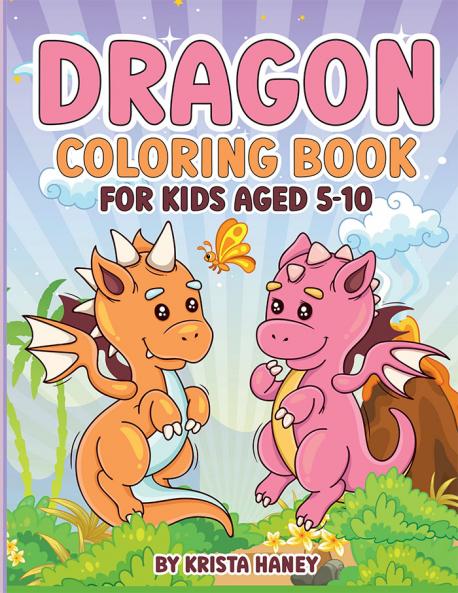 Dragon Coloring book for kids Aged 5-10