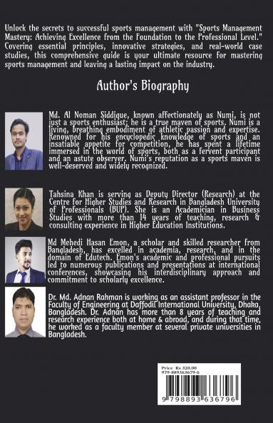 Sports Management Mastery: Achieving Excellence from the Foundation to the Professional Level