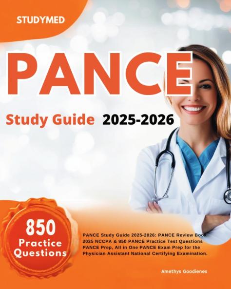 PANCE Study Guide 2025-2026