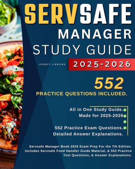 SERVSAFE Manager Study Guide 2025-2026