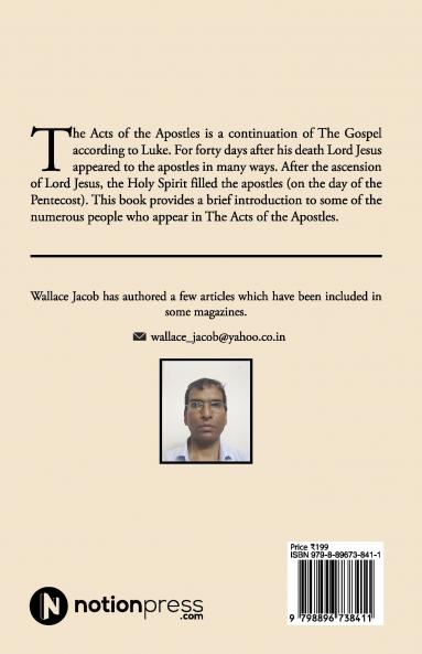 A brief introduction to some of the many characters who appear in The Acts of The Apostles