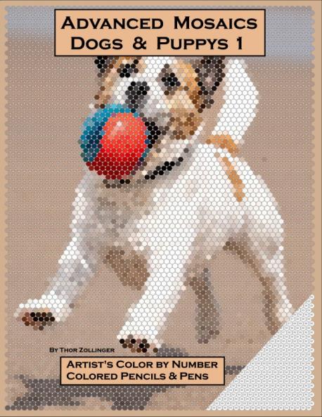 Advanced Mosaics  Dogs & Puppys Book 1