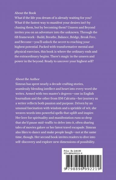 Unseen And Beyond: How to Become Your Dream Self