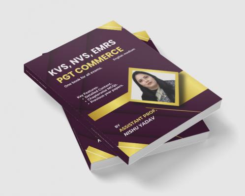 KVS NVS EMRS PGT COMMERCE: One Book For All Exams