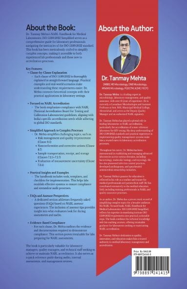 NABL Handbook for Medical Laboratories: ISO 15189:2022 Simplified