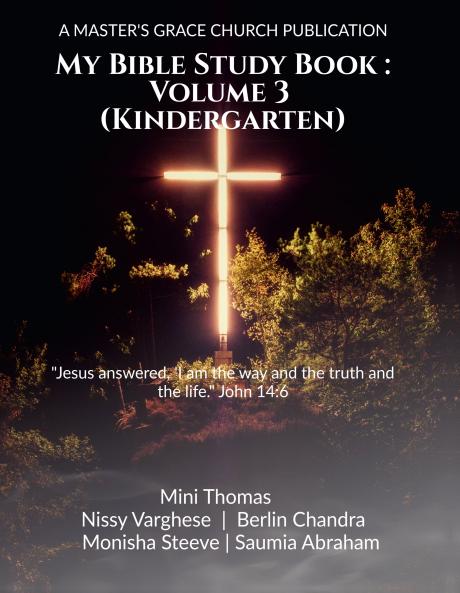 My Bible Study Book : Volume 3 (Kindergarten)