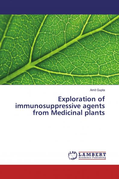 Exploration of immunosuppressive agents from Medicinal plants