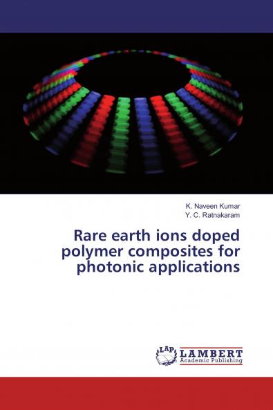 Rare earth ions doped polymer composites for photonic applications
