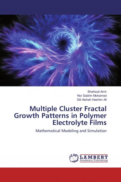Multiple Cluster Fractal Growth Patterns in Polymer Electrolyte Films