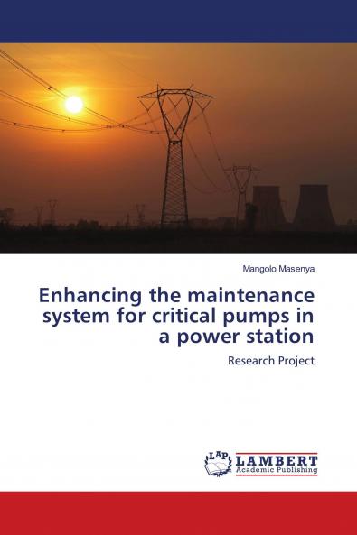Enhancing the maintenance system for critical pumps in a power station