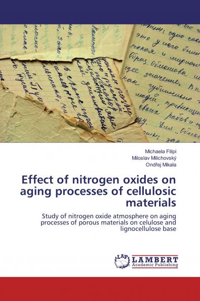 Effect of nitrogen oxides on aging processes of cellulosic materials