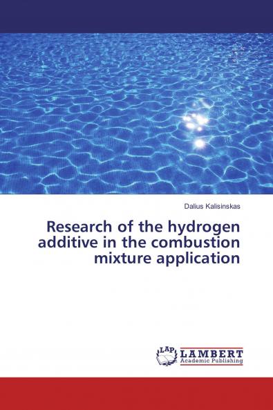 Research of the hydrogen additive in the combustion mixture application