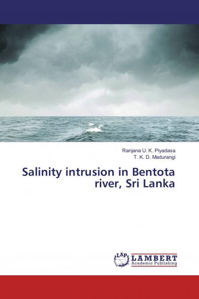 Salinity intrusion in Bentota river Sri Lanka