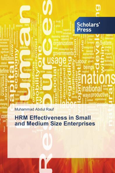 HRM Effectiveness in Small and Medium Size Enterprises