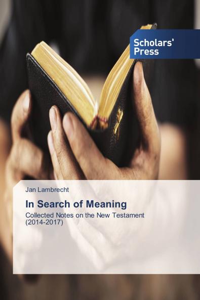 In Search of Meaning: Collected Notes on the New Testament (2014-2017)