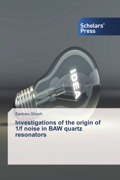 Investigations of the origin of 1/f noise in BAW quartz resonators