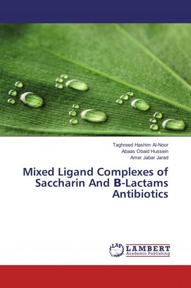 Mixed Ligand Complexes of Saccharin And ��-Lactams Antibiotics
