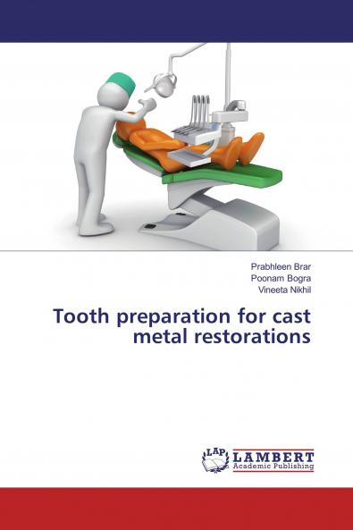 Tooth preparation for cast metal restorations