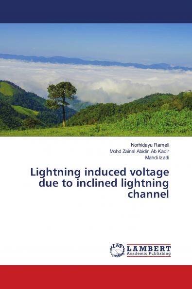 Lightning induced voltage due to inclined lightning channel