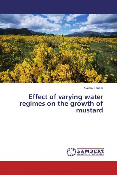 Effect of varying water regimes on the growth of mustard
