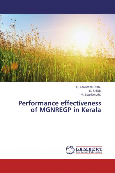 Performance effectiveness of MGNREGP in Kerala