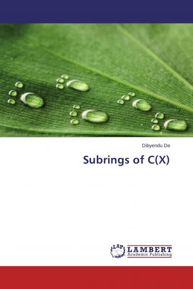 Subrings of C(X)