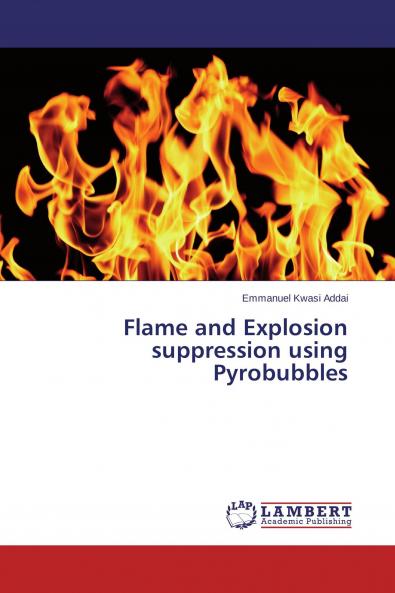 Flame and Explosion suppression using Pyrobubbles