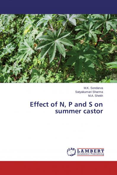 Effect of N P and S on summer castor