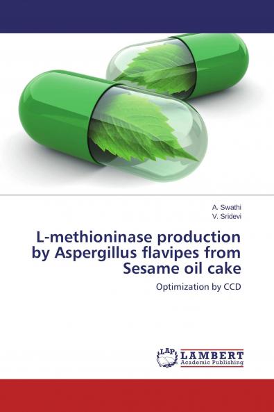 L-methioninase production by Aspergillus flavipes from Sesame oil cake
