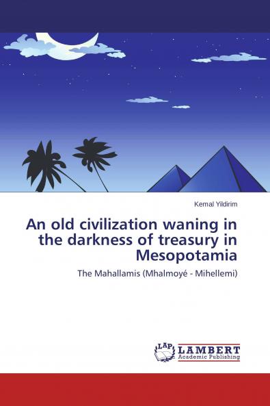 An old civilization waning in the darkness of treasury in Mesopotamia