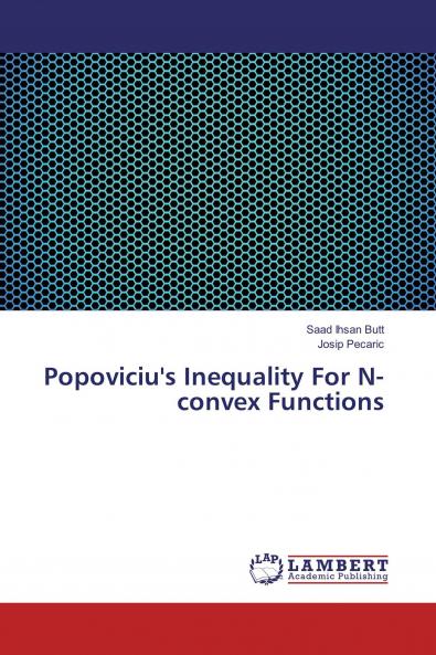Popoviciu's Inequality For N-convex Functions