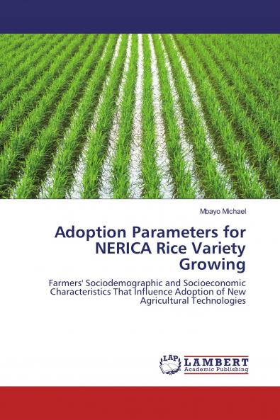 Adoption Parameters for NERICA Rice Variety Growing