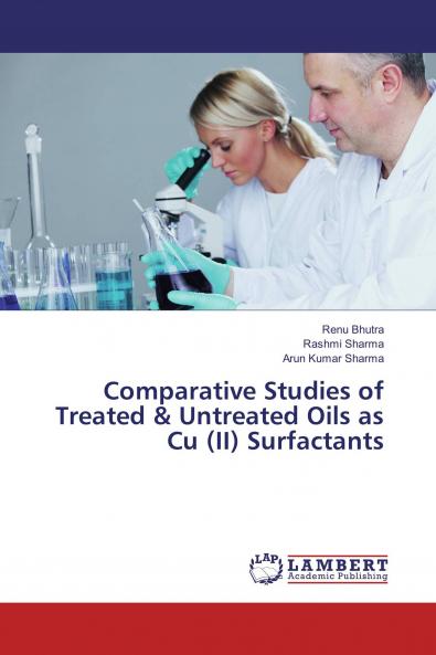 Comparative Studies of Treated & Untreated Oils as Cu (II) Surfactants