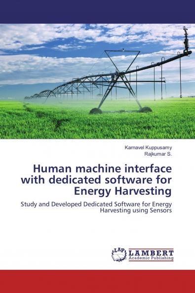 Human machine interface with dedicated software for Energy Harvesting