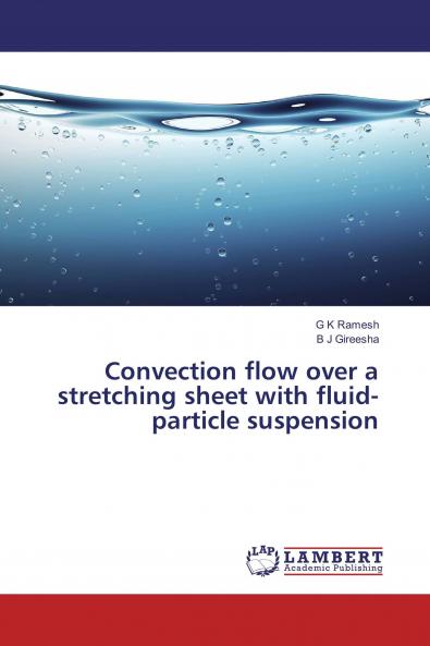 Convection flow over a stretching sheet with fluid-particle suspension